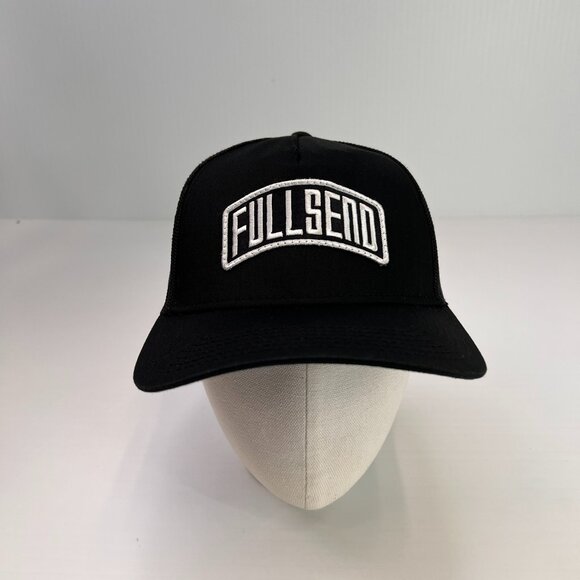 Full Send Hat Men Snap Back Spell Out Logo Street Mesh Run Gym Hip Hype Core Cap - Picture 1 of 12